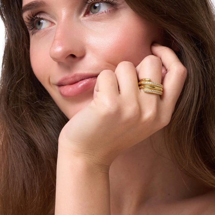 Cincin Bertumpuk Léa