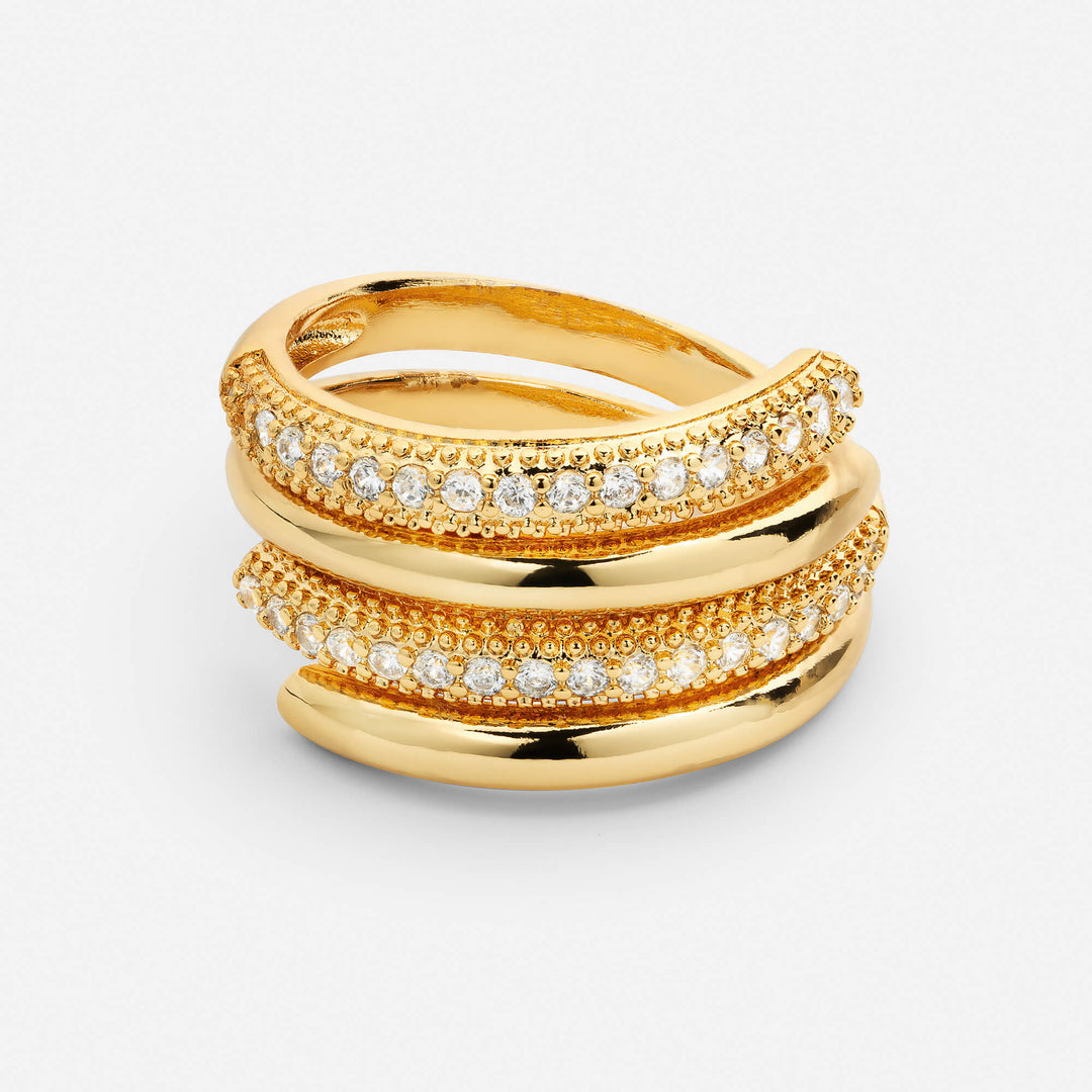Cincin Bertumpuk Léa