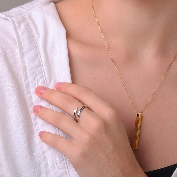 Cincin Pelukan Personalisasi