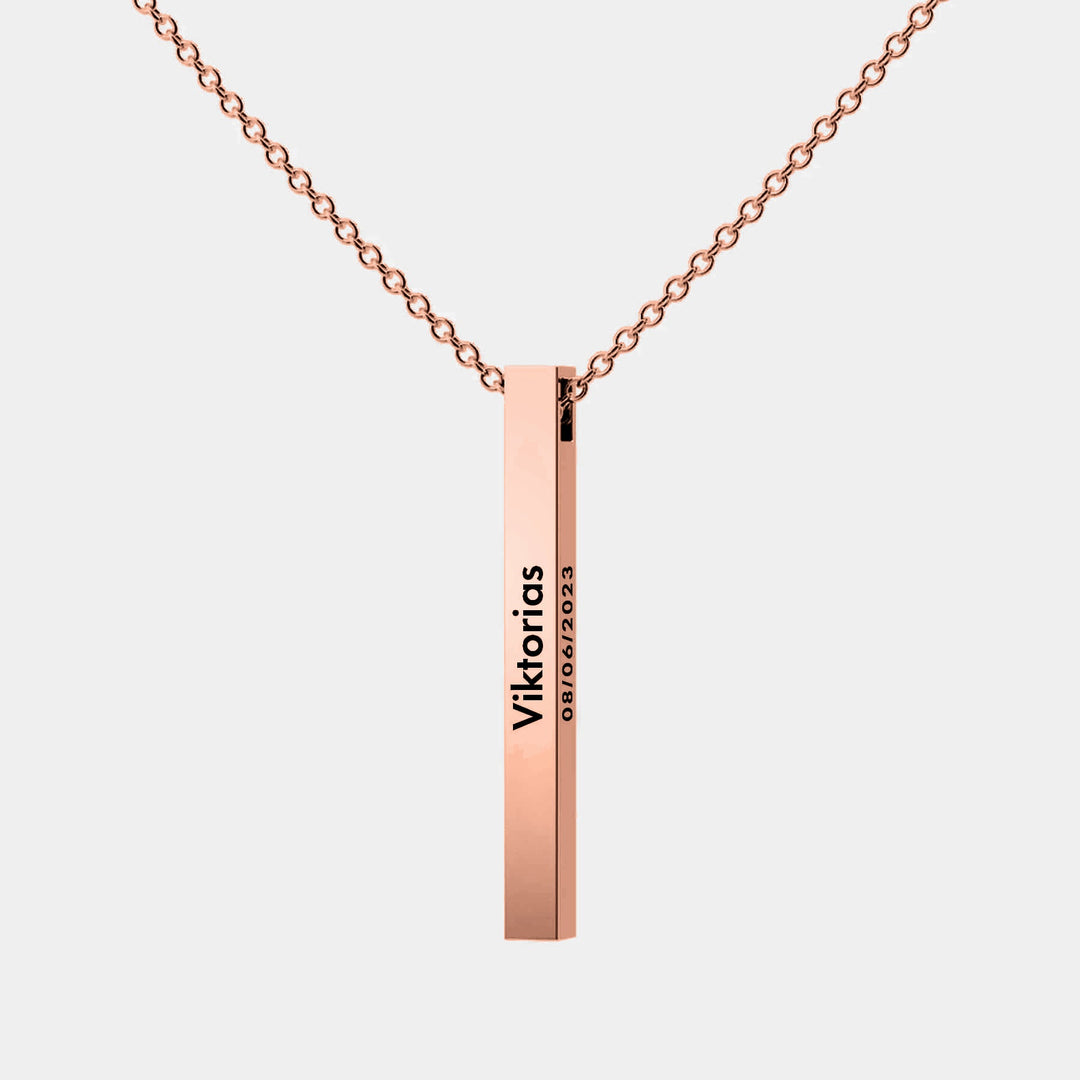 Personalised Bar Necklace
