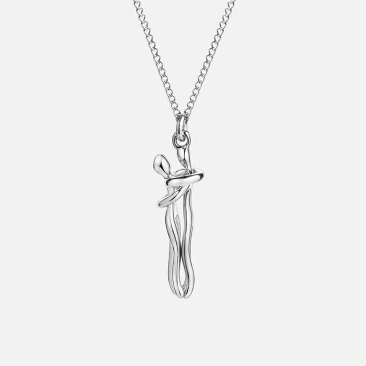 Kalung Pelukan Emas Solid