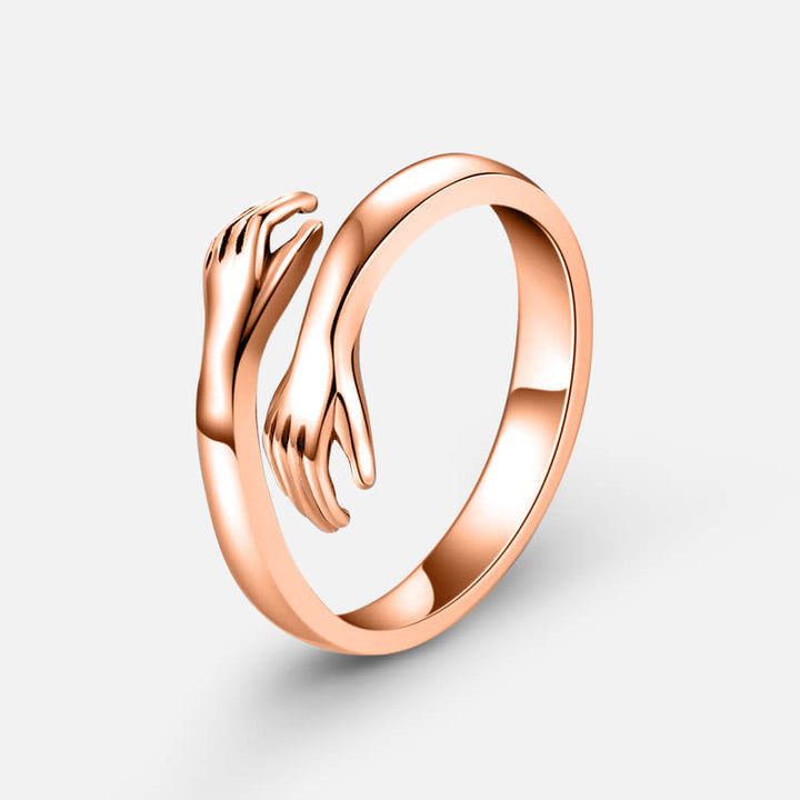Cincin Pelukan Rose Gold