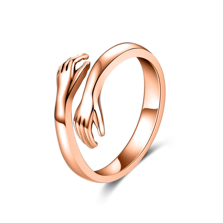 Cincin Pelukan Rose Gold