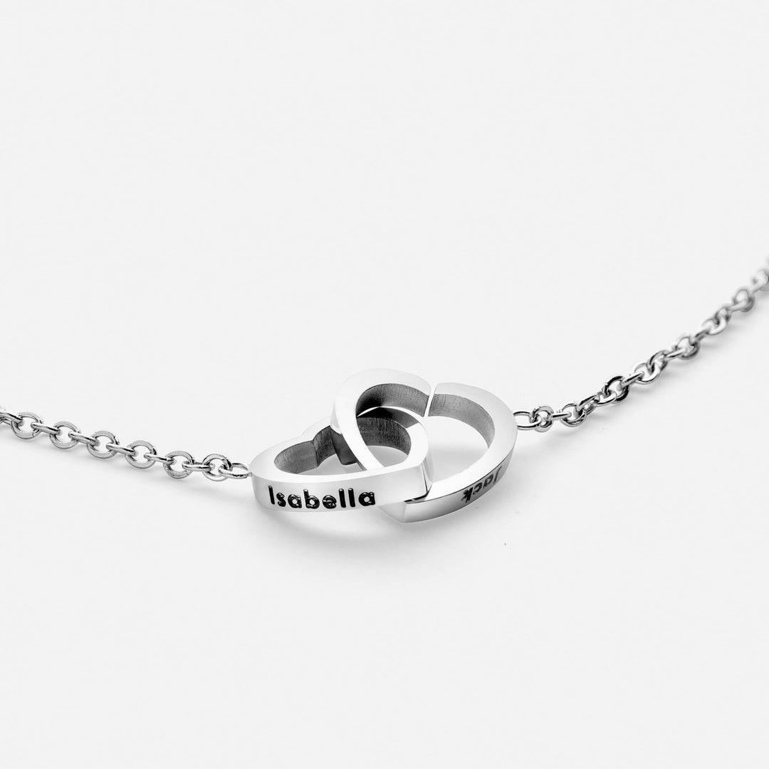Kalung Dua Hati Personalisasi