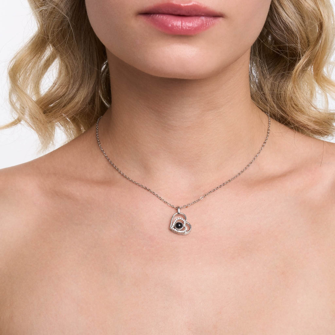 Kalung Hati Foto Personalisasi
