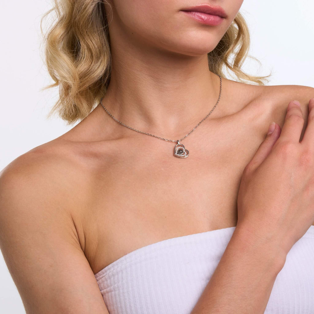 Kalung Hati Foto Personalisasi